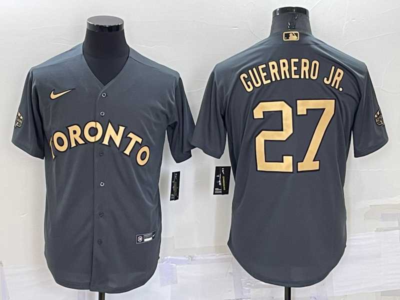 Toronto Blue Jays #27 Vladimir Guerrero Jr Grey 2022 All Star Stitched Cool Base Nike Jersey,We sell and wholesale Toronto Blue Jays #27 Vladimir Guerrero Jr Grey 2022 All Star Stitched Cool Base Nike Jersey on line form chian!